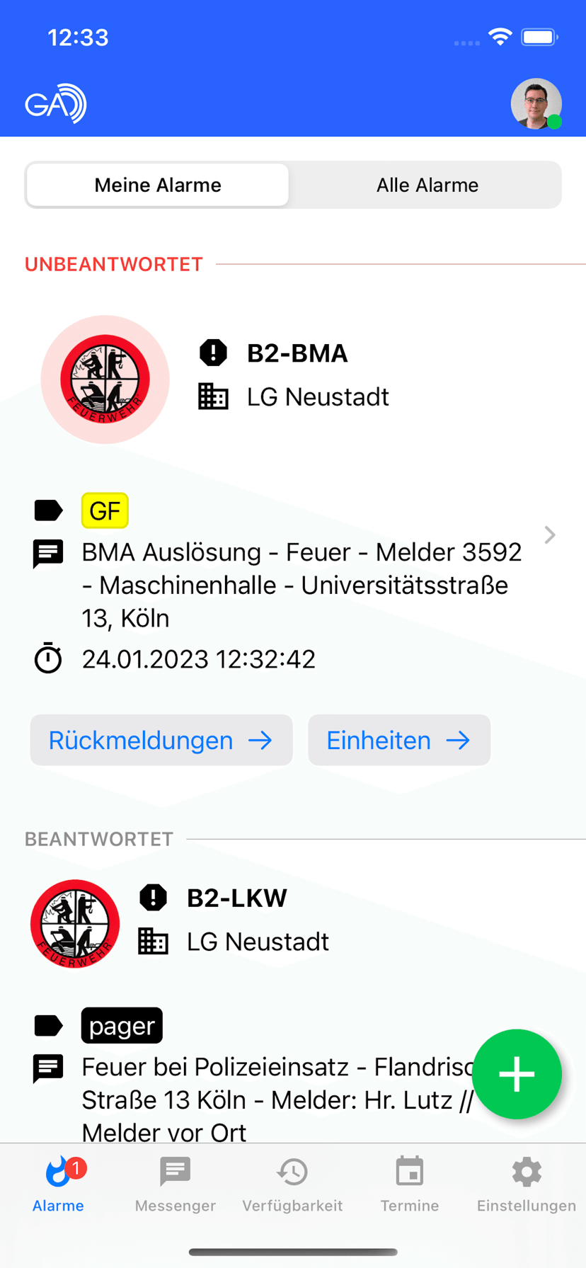 Neues Design für die Apps
