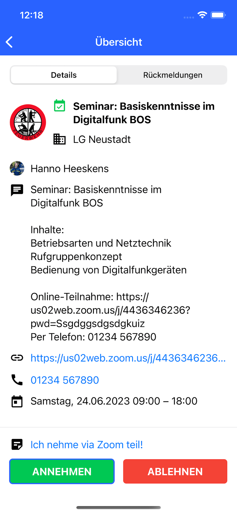 Neues Design für die Apps