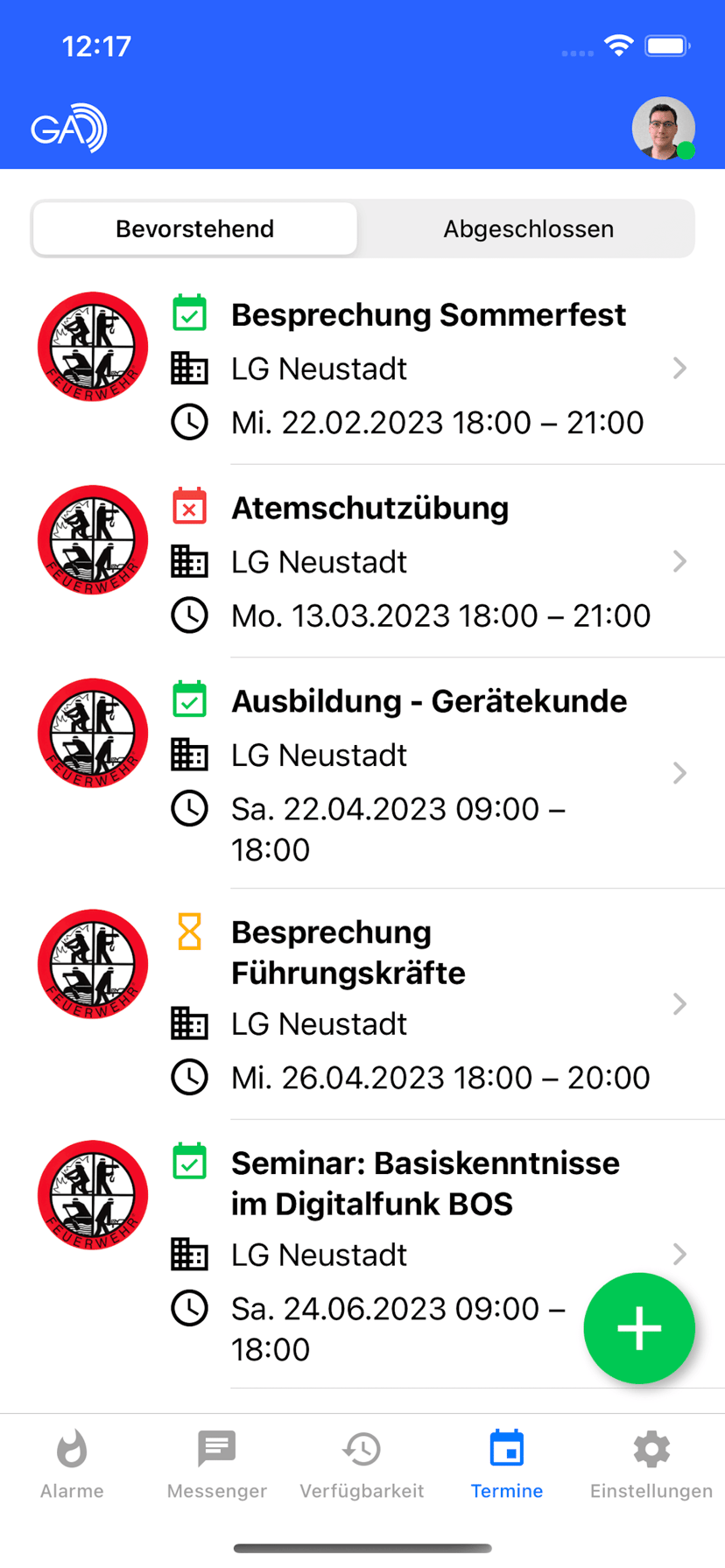 Neues Design für die Apps