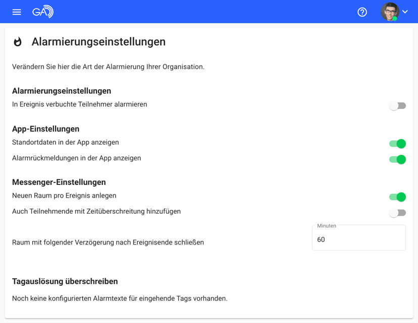 Ereignisbezogene Messenger-Räume