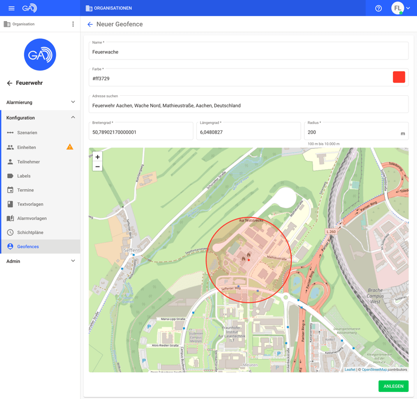 Geofences