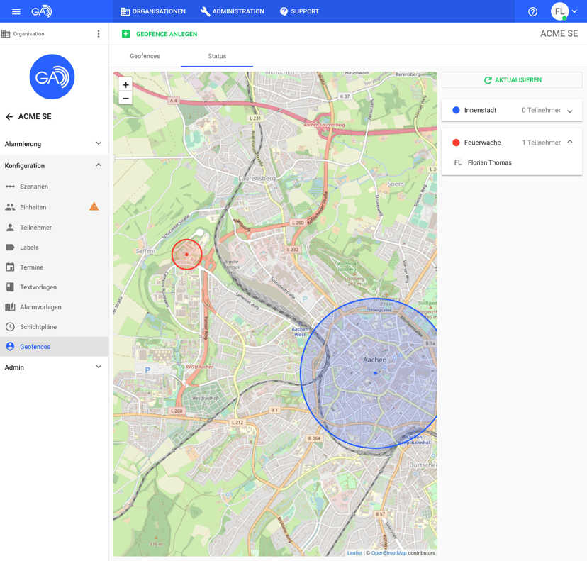 Geofences