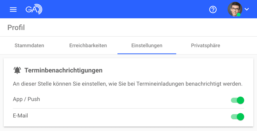 Termineinladung später versenden