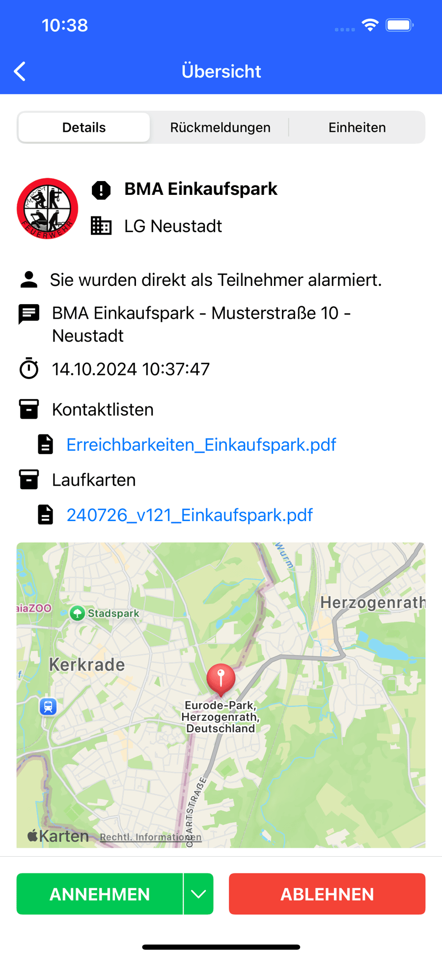 iOS App Screenshot 1